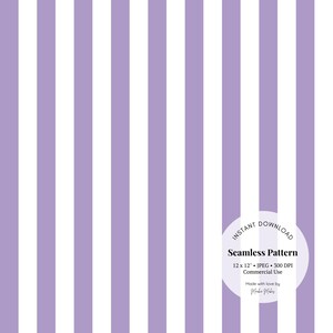 Motif sans couture à rayures lavande - Papier numérique à rayures verticales pastel pour scrapbooking, papier d'emballage et travaux manuels en tissu, téléchargement JPG