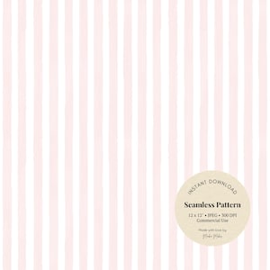 Pale Red Watercolor Stripes Design – Seamless Digital Paper for Invitations or Scrapbooking, Printable JPG for DIY Projects