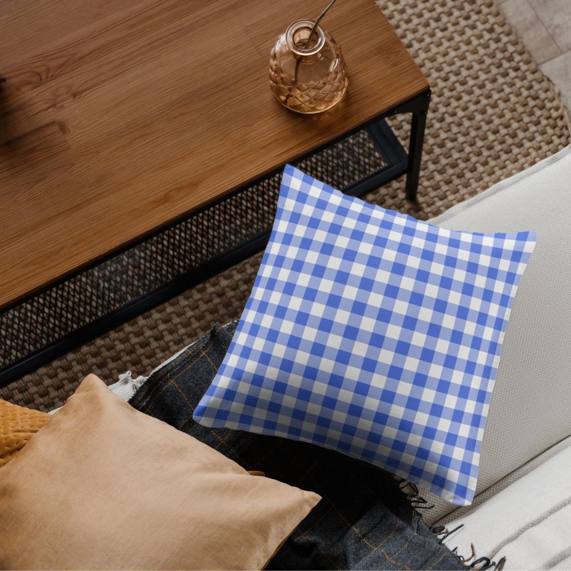 Royal Blue Gingham Pattern: Seamless Plaid Digital Paper (JPG File) - Etsy