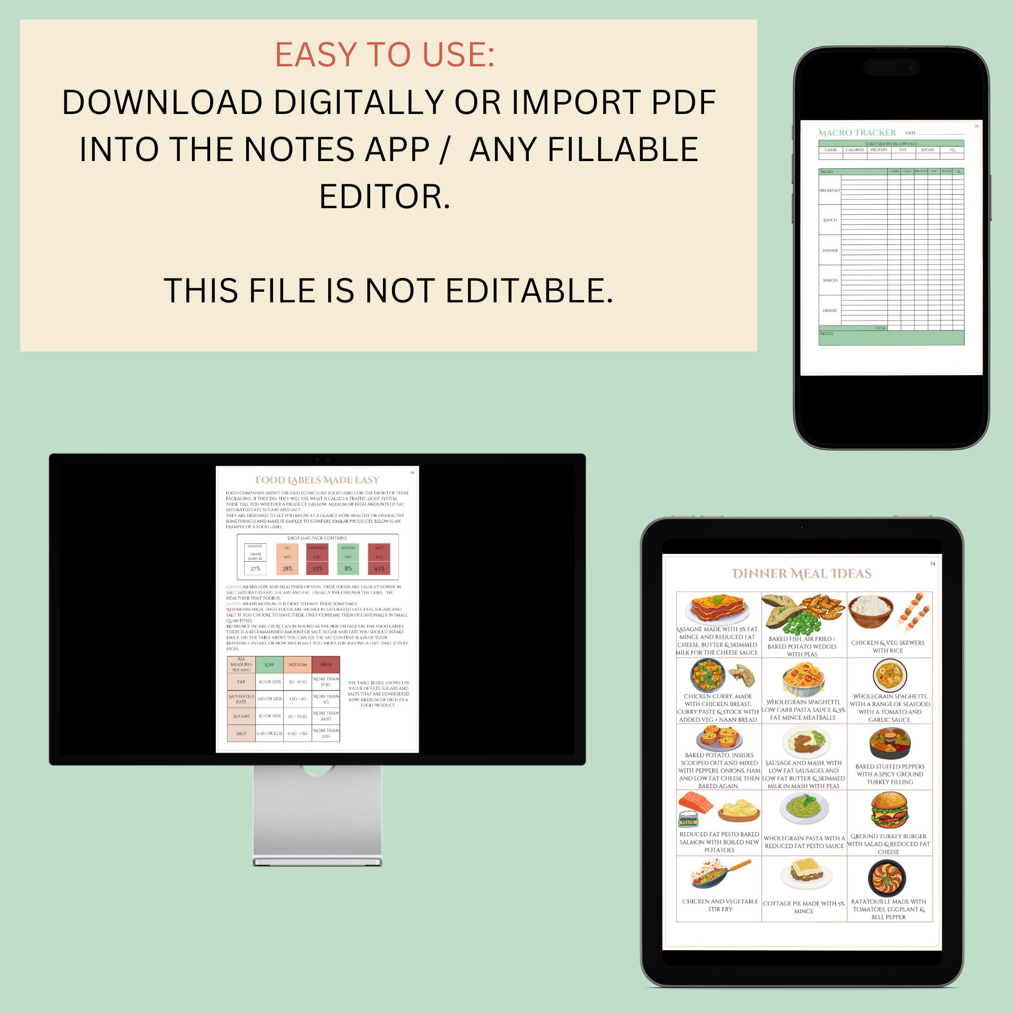 Diabetes Bundle Diabetic Food List Diabetic Food Chart Blood Sugar Log