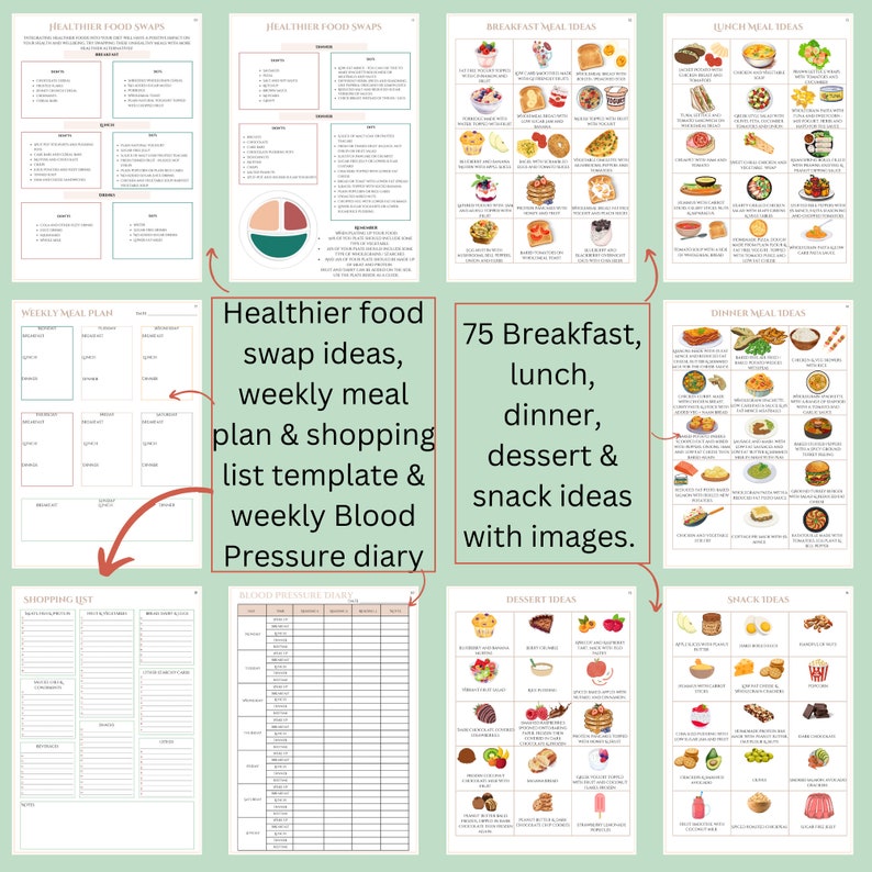 Diabetes Bundle Diabetic Food List Diabetic Food Chart Blood Sugar Log ...