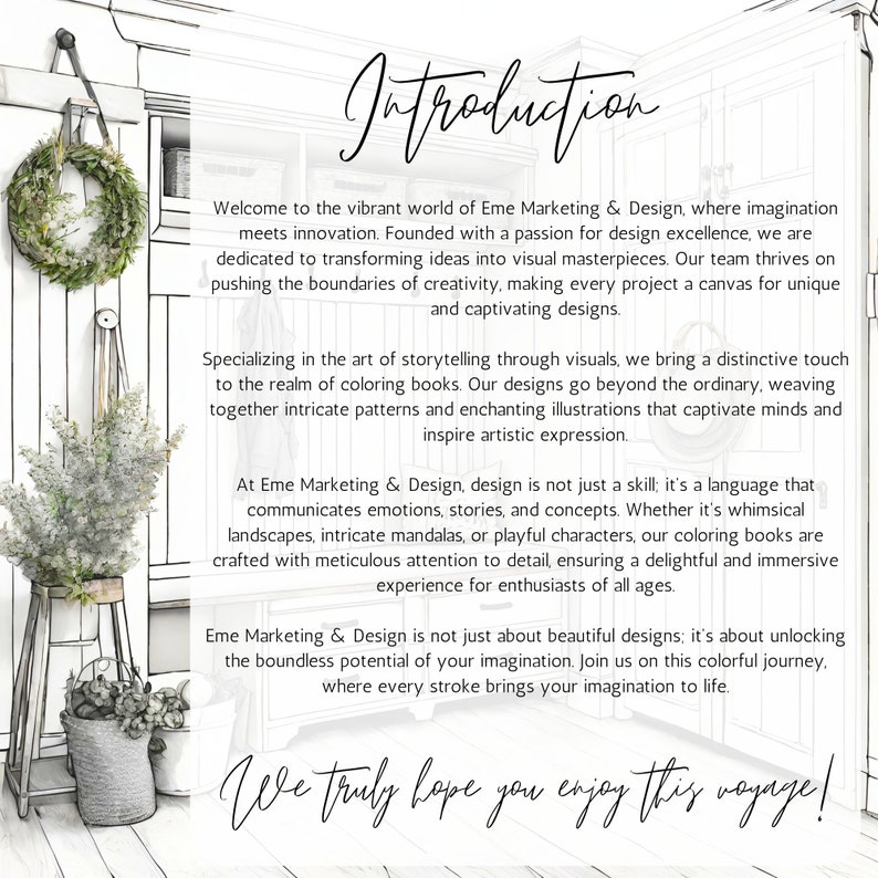 Farmhouse Chic Coloring Book - Etsy