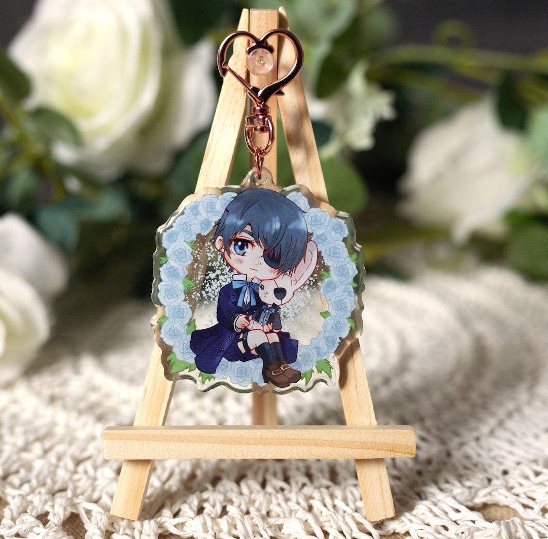 Cute Ciel Black Butler Demon Butler Keychain - Etsy