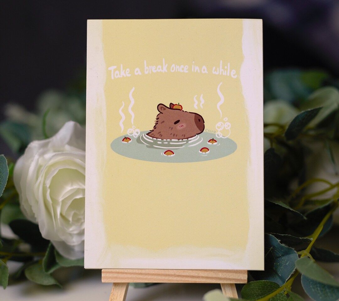 Cute Capybara Notebook Notepad - Etsy