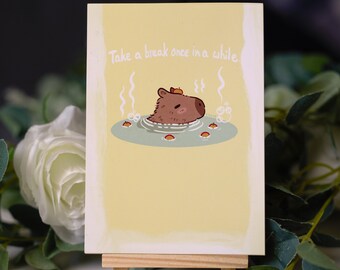 Süßes Capybara Notebook Notizblock