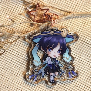 Cute Genshin Wanderer Keychains