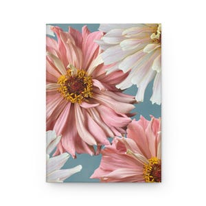 Hermoso diario de zinnias: zinnias de cactus, lindas flores, lindo diario, lindas zinnias, lindo cuaderno