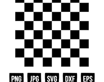 Checkerboard SVG, Checkered Pattern SVG, png, jpg, dxf, eps.