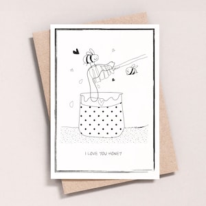 Ik hou van je Honey_Valentines Day Card