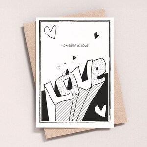 Quanto è profonda la tua cartolina di Love_Valentines Day