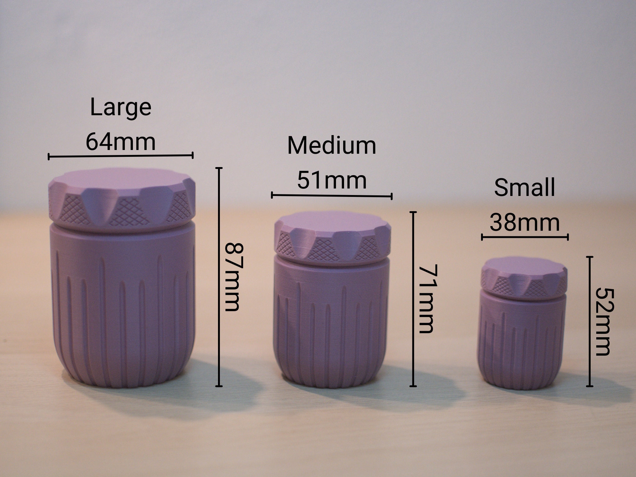 Travel Sized - Pill Bottles - Colorful and Pocketable - Stash Jar ...