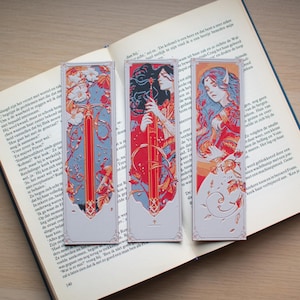 ACOTAR Bookmarks | Fantasy-Inspired Art | Single or Full Set | Perfect Gift for Book Lovers & Sarah J. Maas Fans | Unique Bookish Gifts