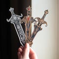 Fantasy Sword Bookmarks – Blade Bookmark Set | Medieval, Gothic, RPG & Book Lover Gift | Collectible Bookish Accessories product logo