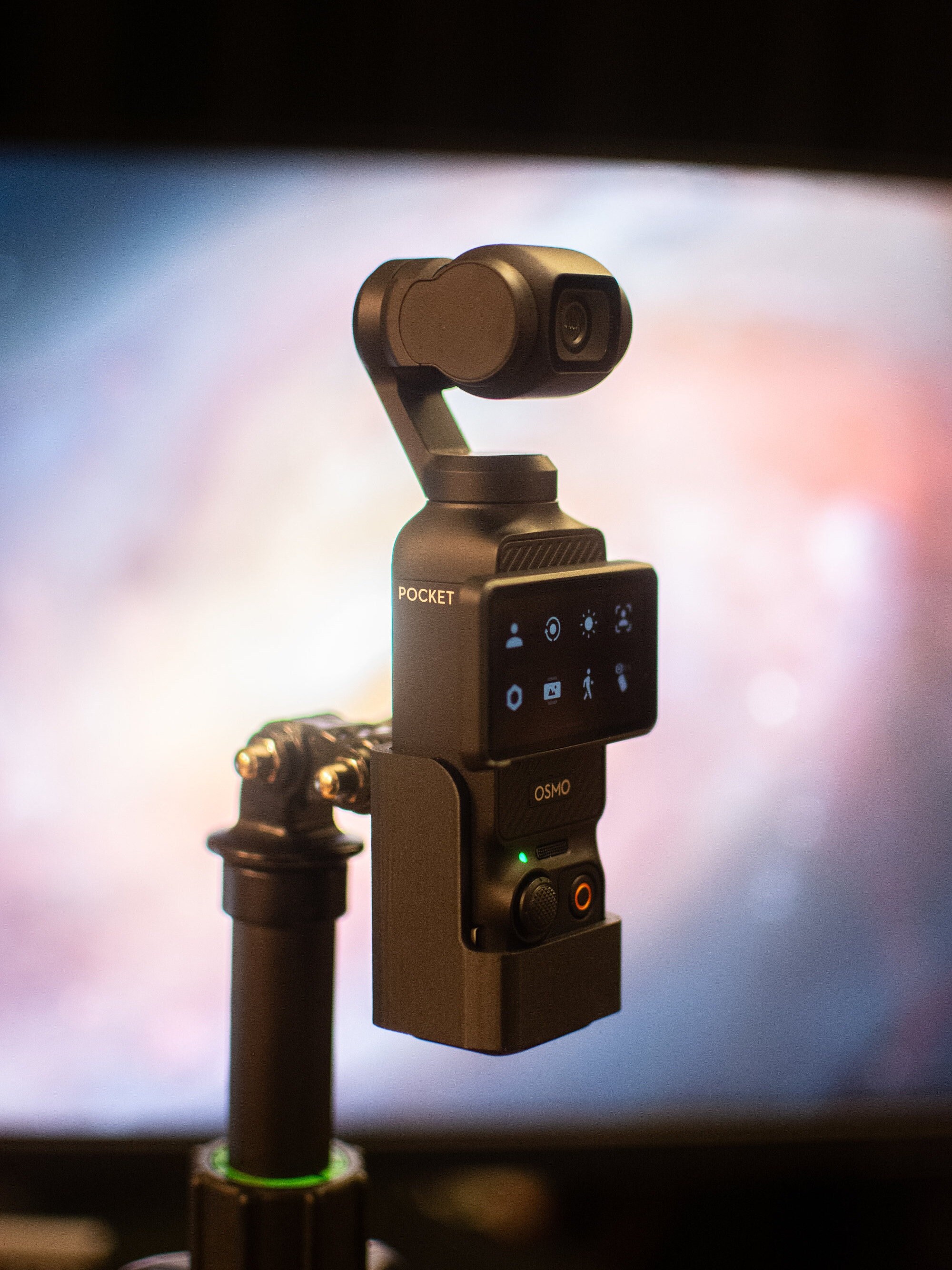 DJI OSMO Pocket 3 GoPro mount - Carbon Fiber Infused, Sleek design, Slim Model, Battery Handle Compatible, Precision Fit, Minimalist Design
