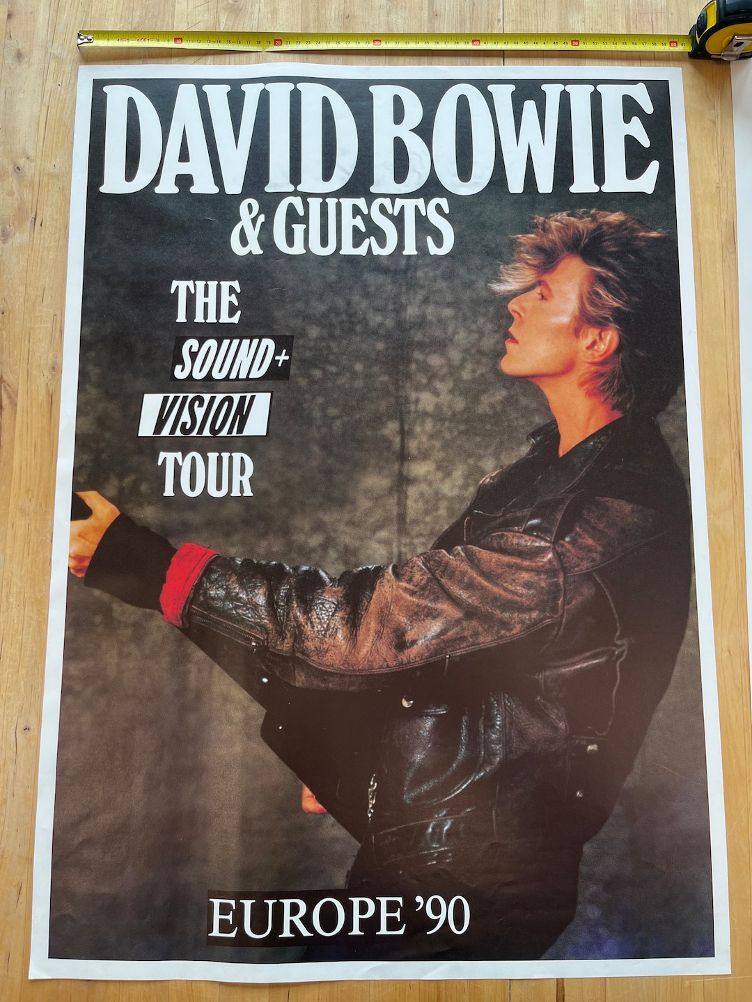 Original David Bowie Poster *1990 Rare Vintage Tour Poster the Sound ...