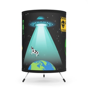 Alien Lamp, Alien decor, UFO, Alien room decoration, Alien light , Alien believer