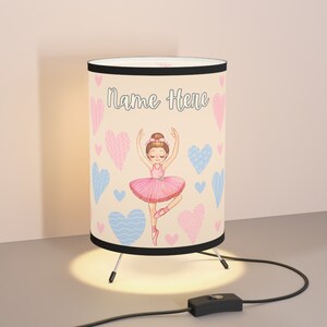 Dance Lamp, Custom dance decor, Dance Room Decor, Dance things, Girls room decor, Dance light