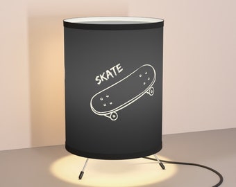 Skateboard lamp, Skateboard light, Skateboard decor, Skateboard art, skateboarding gear, Skateboarding gift
