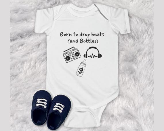 Rap baby clothes, DJ baby, DJ baby tee