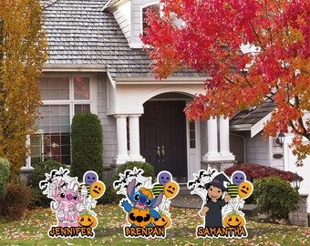 Lilo, Stitch and Friends Halloween Cutout and Yard Sign