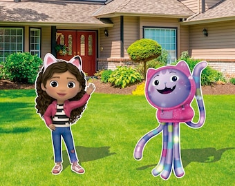 Gaby Dollshouse Cutout and Yard Sign