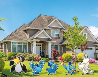 Rio Birthday Cutout and Yard Sign