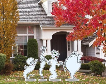 Friendly Ghost Cutout and Yard Sign