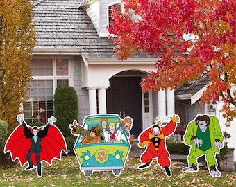 Scooby-Doo Halloween Monsters Cutout and Yard Sign