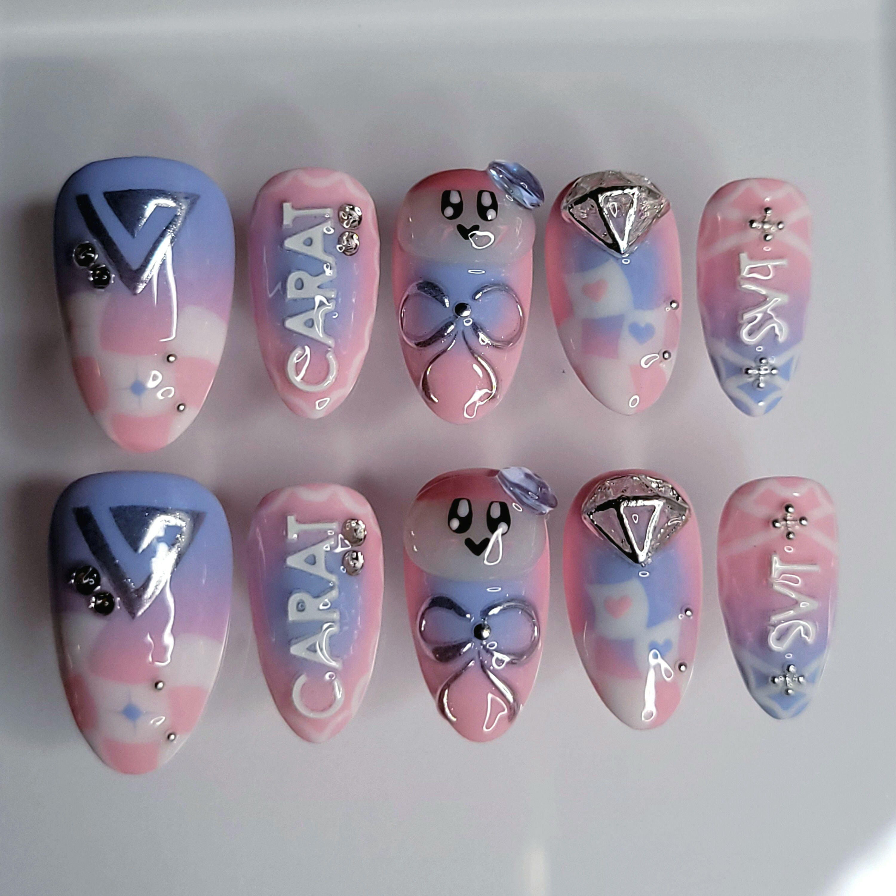 ANNAページ　ネイルパーツ　kpop TXT SEVENTEEN ANNAページ ネイルパーツ kpop TXT SEVENTEEN ANNAページ ネイル