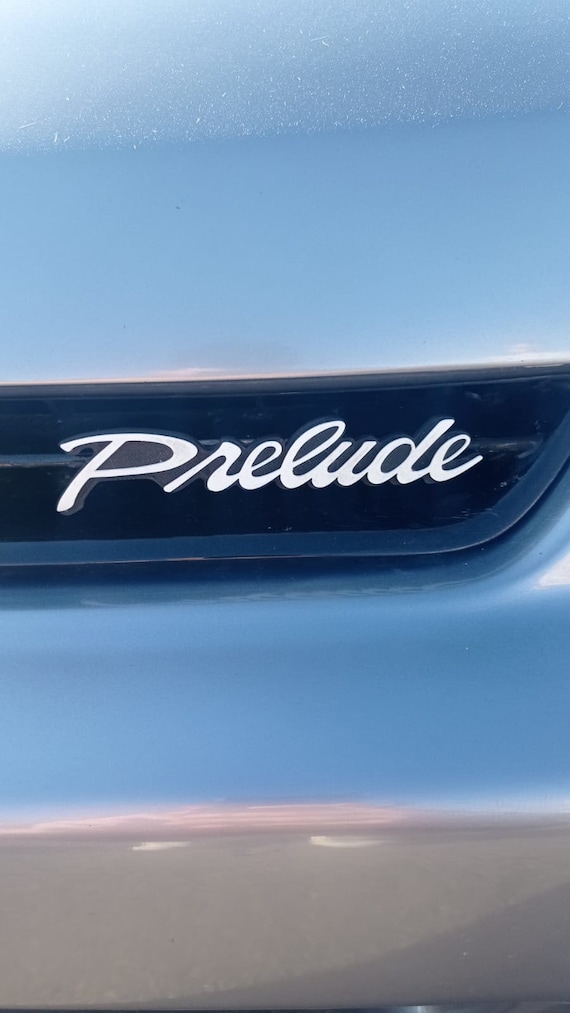 TYPE SH Badge Emblem For 96-01 Honda Prelude - Rear Right Vinyl Decal
