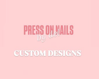 Custom designs press on nails, set of 10 square almond round coffin nails, long medium short nails, press on nails,nails, false nails