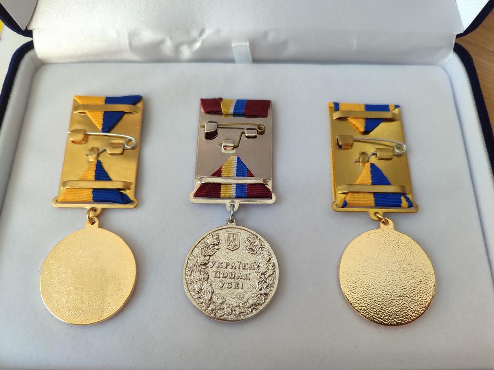 Ukrainian Award Medals Set, Volunteer & Faithful Service, With
