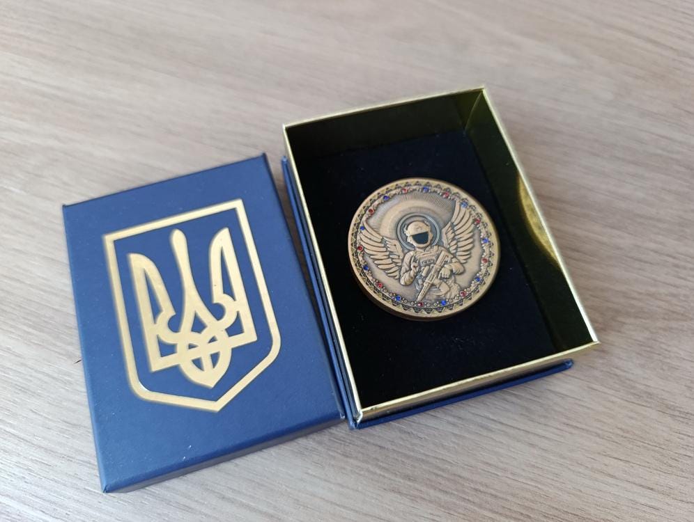 Medal for Military Service to Ukraine - Etsy