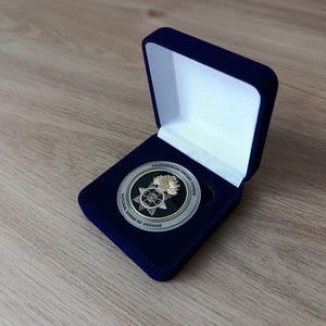 National Guard of Ukraine - Unique ukrainian military challenge coin - Glory collectible in case