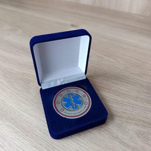Unique Ukrainian Military Challenge Coin: Coin of Military Medic in case - Glory Collectible
