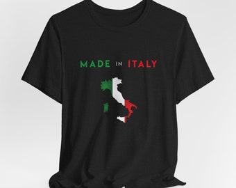 Made in Italy, Italian T-shirts, Italy, Italia, Italy, Italian heritage, European, Gift for him, Gift for her