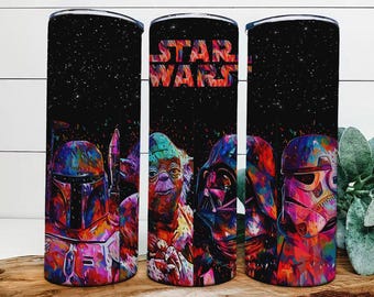 Star Wars Characters 20oz Sublimation Tumbler