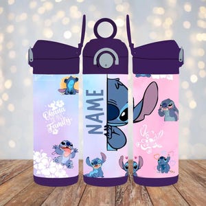 Stitch Tumbler, Disney Stitch Flip Top Tumbler, Stitch Cup, Kids Tumbler, Kids Cup, Gift for kids