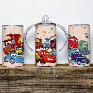 Disney Cars Sippy Cup, Kids Cup, Kids Tumbler, Gift Tumbler for kids, Disney Tumbler, Disney Gift, Disney Cup