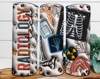 Radiology Tech Stainless Steel Tumbler, X-Ray Design