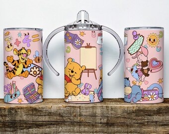 Vaso con boquilla de Winnie The Pooh, vaso Disney de 12 oz