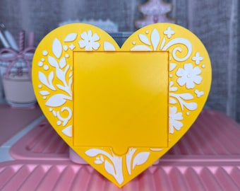 Heart Motif / Talavera Desk Organizer: Note Holder