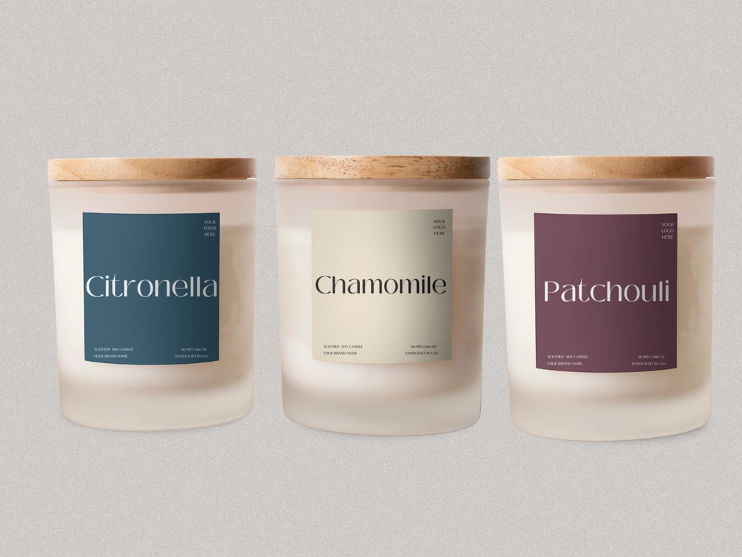 Candle Label Template Printable Candle Labels Template Candle Labels ...