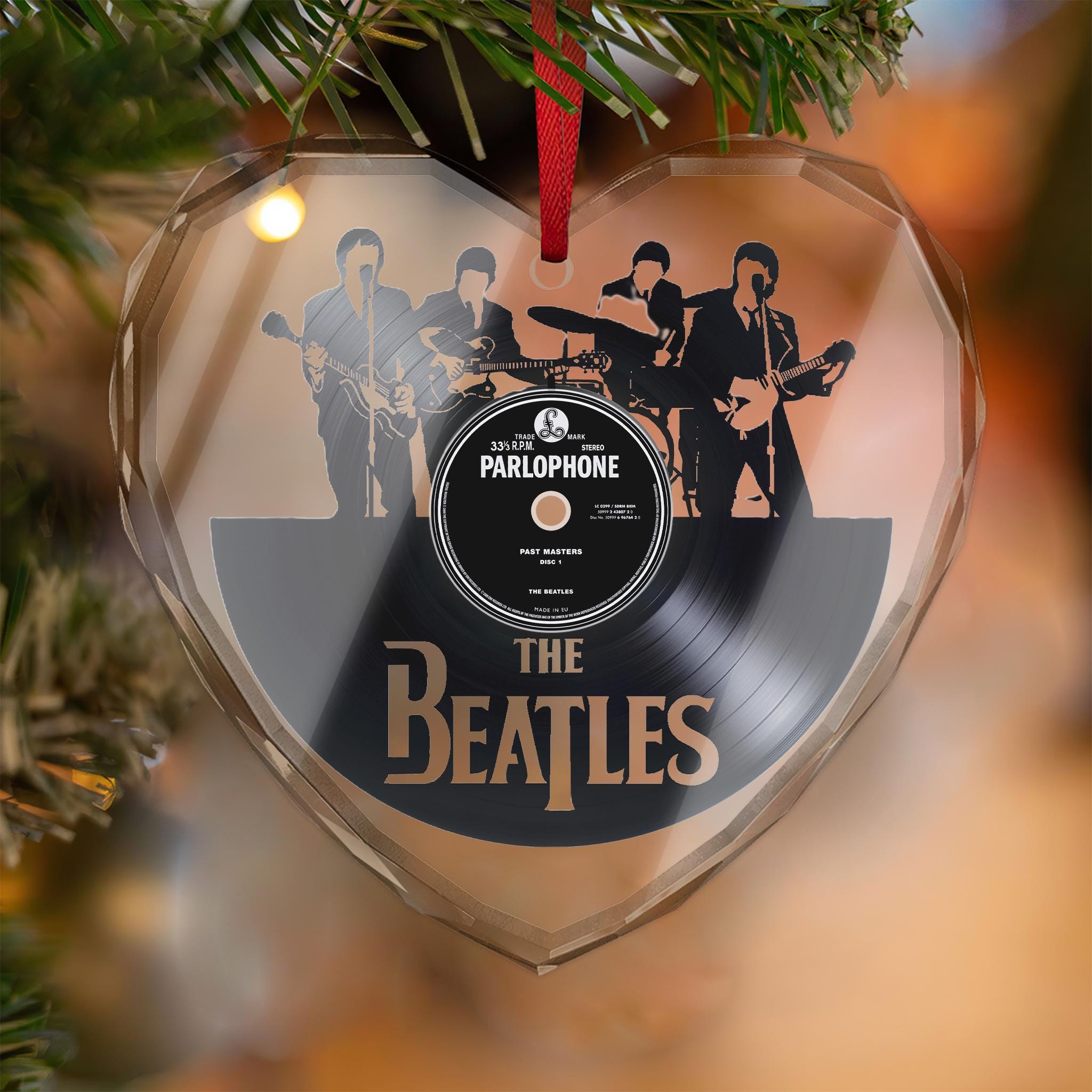 ビートルズ蓄音機レコードビニールオーナメント | ビートルズギフト