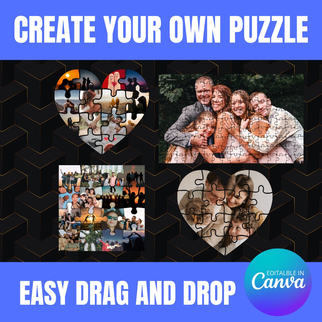 CANVA Frames Bundle With Easy Drag and Drop Photo - Design Your Own ...