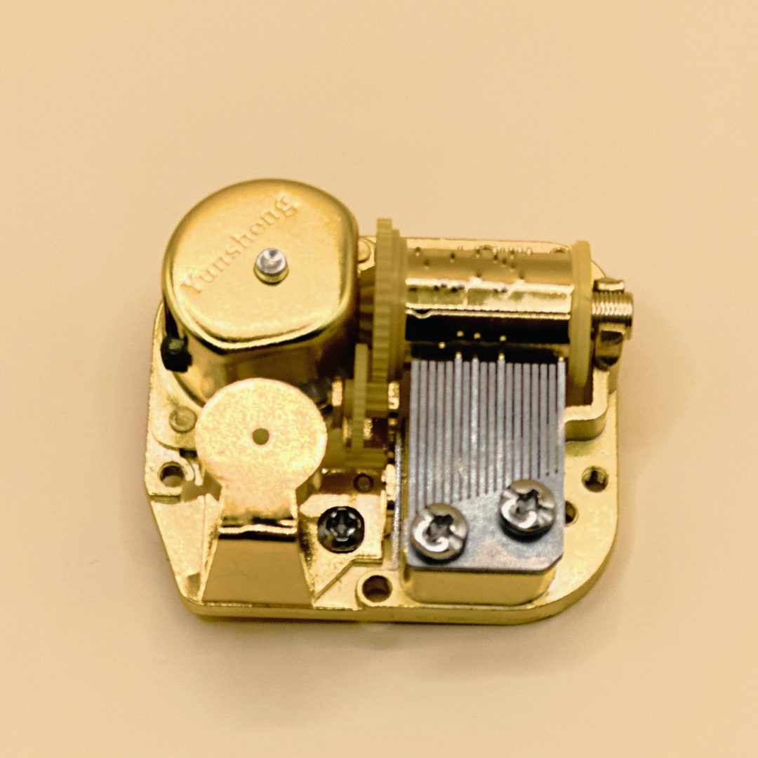 18 Note Musical Mechanism Gold Music Box Mechanism DIY Gift Etsy