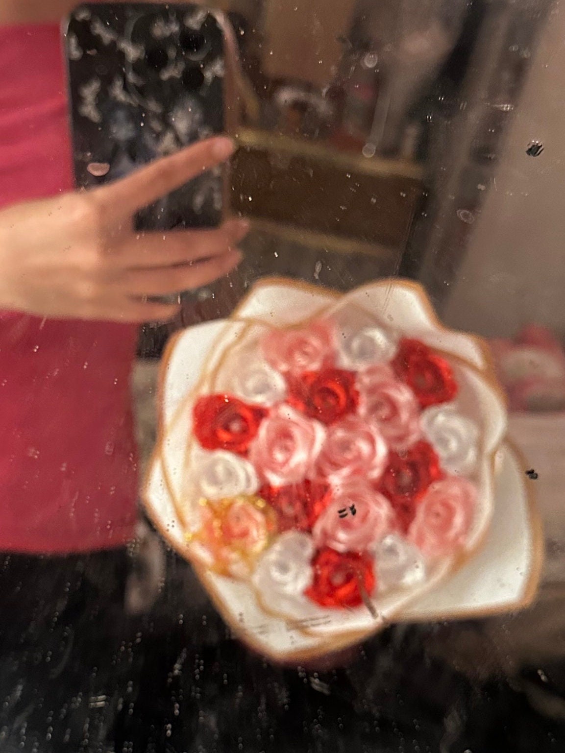 Eternal Rose Bouquet, Handmade Fake Flowers - Etsy