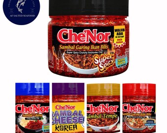 Sambal Che'Nor | Sauce épicée | Condiment Halal | Fabriqué en Malaisie