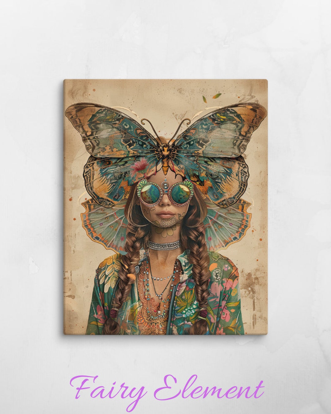 Fine Art Canvas Print of Inside a Fairies Dream