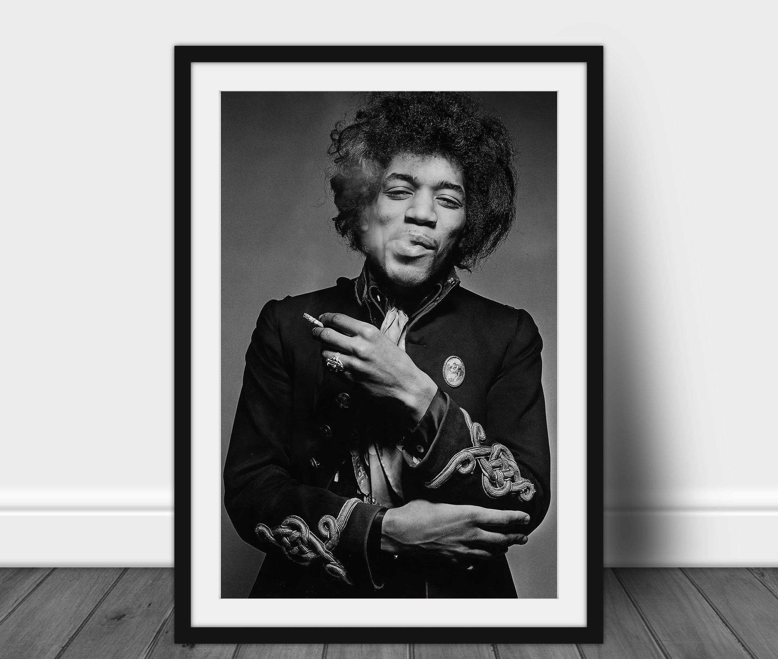 elfbar nachfüll pod läuft aus Guitarist/singer Jimi Hendrix as a waxwork replica at Madame Tussaud's,  Times Square Stock Photo main image 0